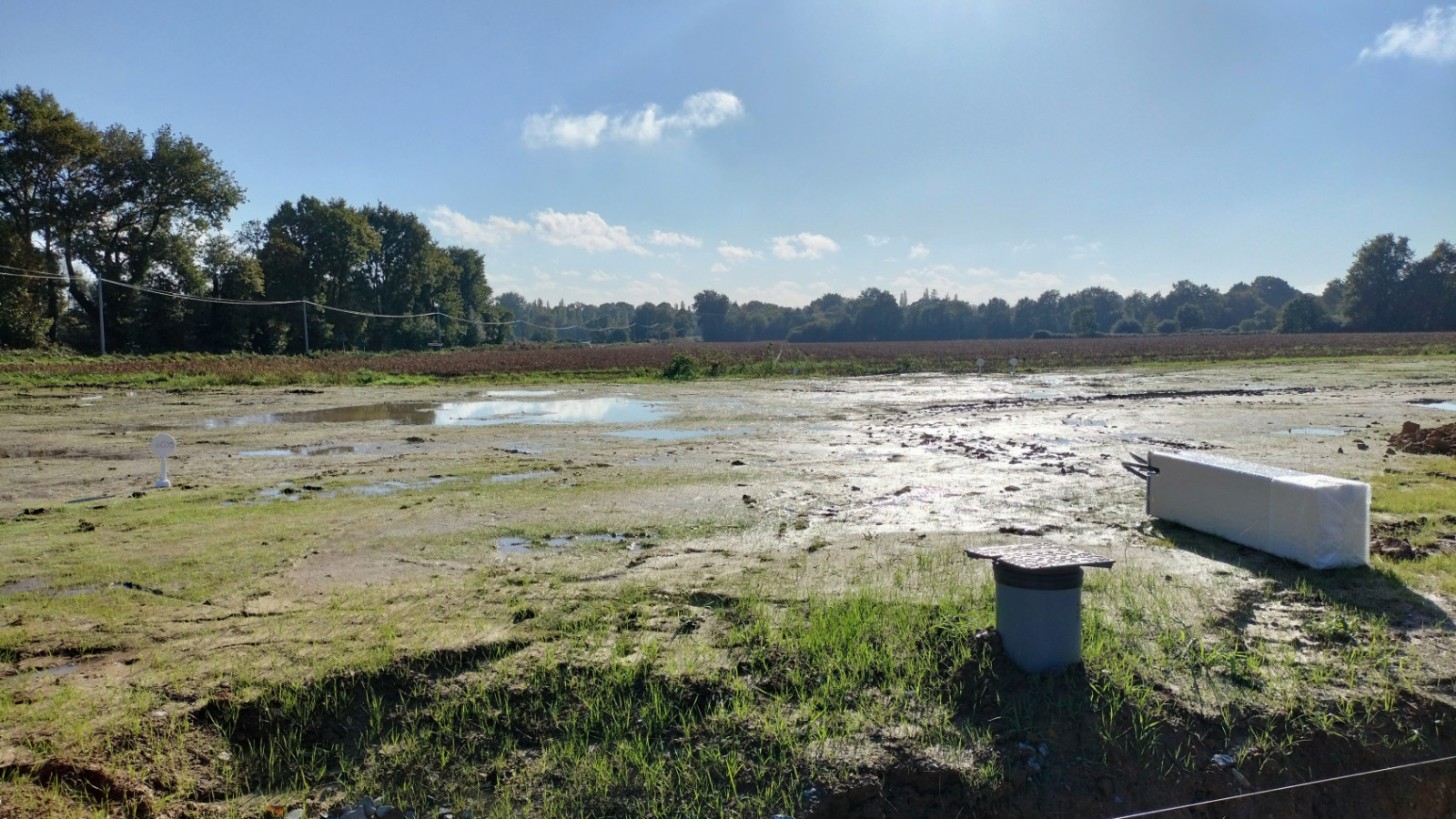 Terrain constructible de 340m2 à Montauban-de-Bretagne