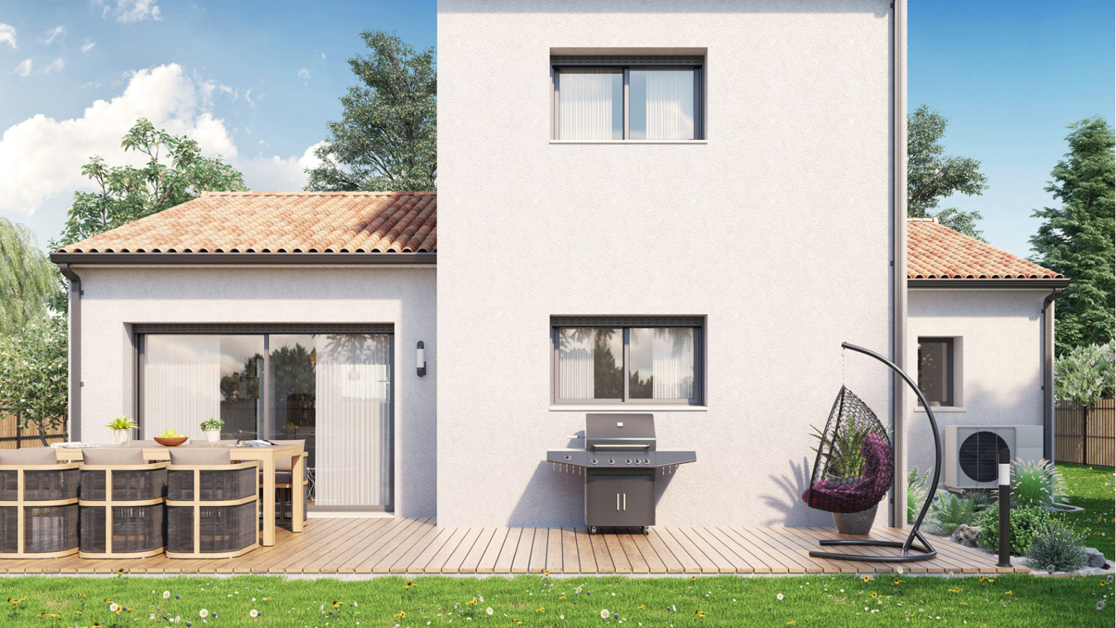 Maison neuve à Le Loroux-Bottereau avec 3 chambres sur terrain de 472m2 / image 5