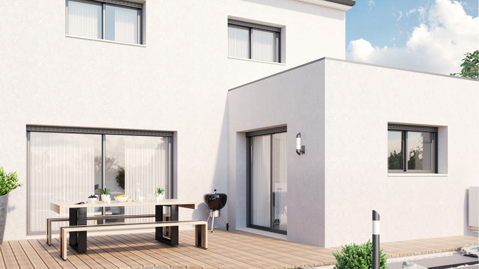 Maison neuve à Le Loroux-Bottereau avec 3 chambres sur terrain de 472m2 / image 5