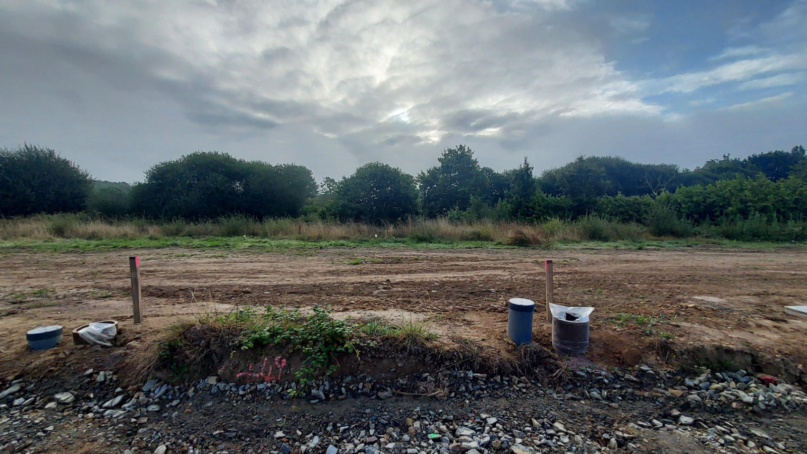 Terrain constructible de 417m2 à Pipriac