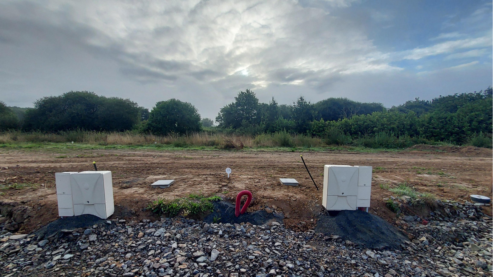 Terrain constructible de 407m2 à Bovel