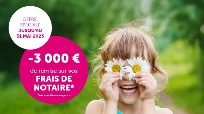 Mortier Construction vous offre 3 000 € sur vos frais de notaire* !