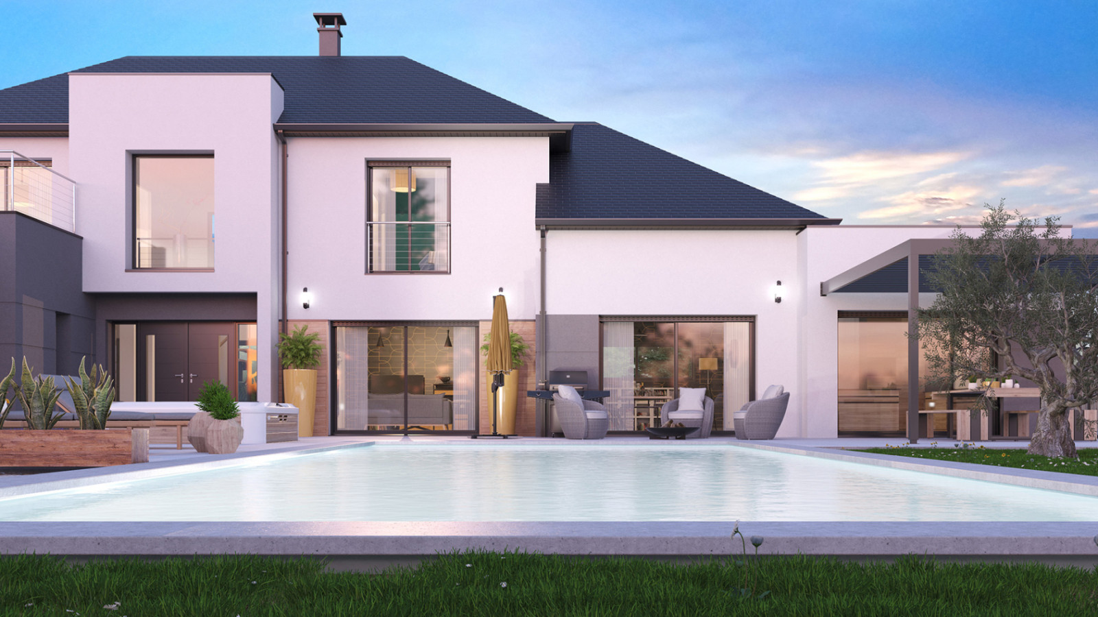 Maison neuve à Saint-Avé avec 3 chambres sur terrain de 783m2 / image 5