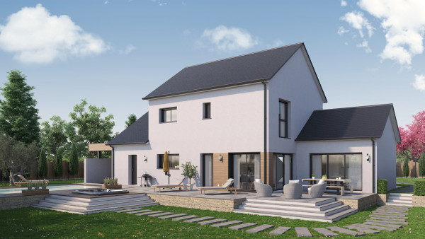 Maison neuve à Saint-Pierre-Quiberon avec 4 chambres sur terrain de 562m2 - image 2
