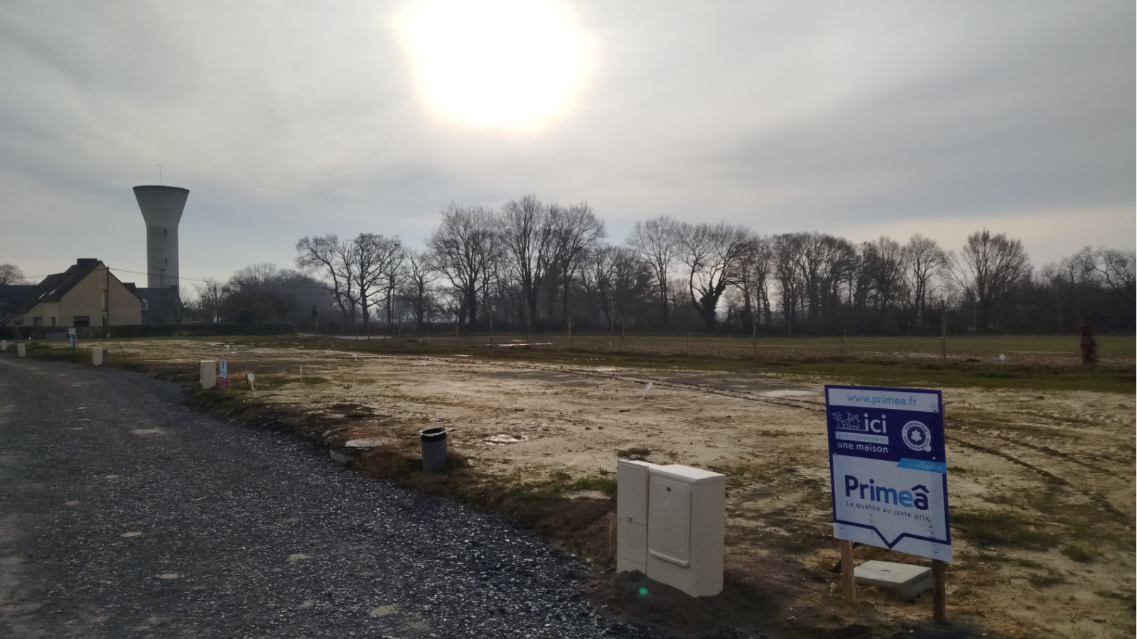 Terrain constructible de 340m2 à Saint-Aubin-des-Landes