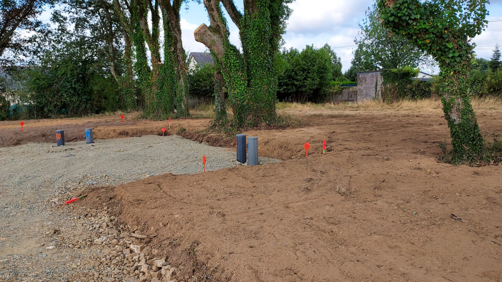 Terrain constructible de 320m2 à Saint-Thurial