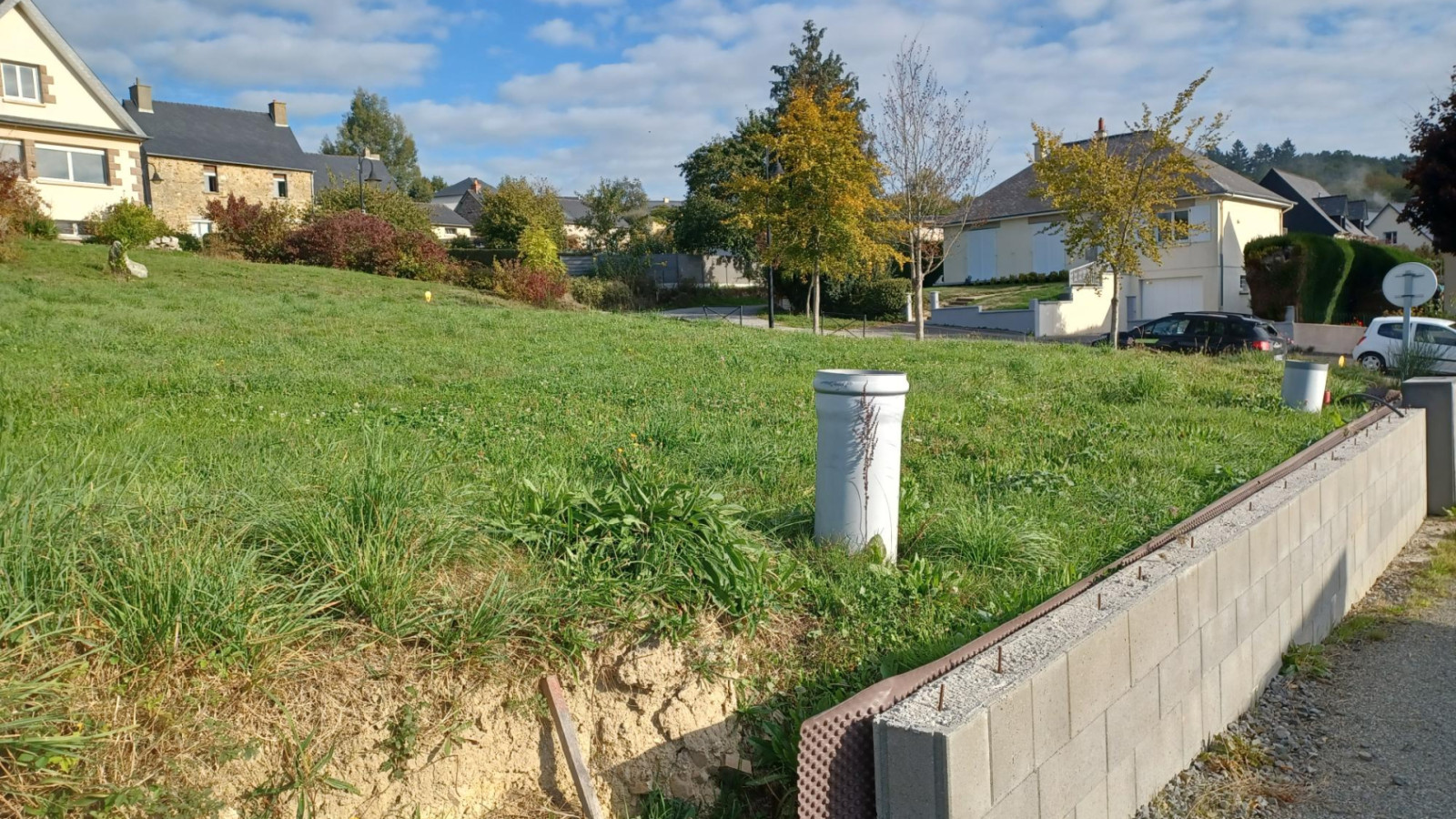 Terrain constructible de 320m2 à Argentré-du-Plessis