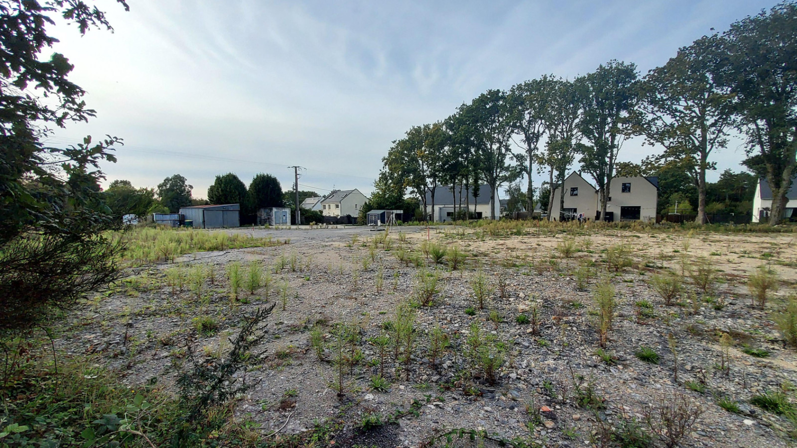 Terrain constructible de 280m2 à Romagné