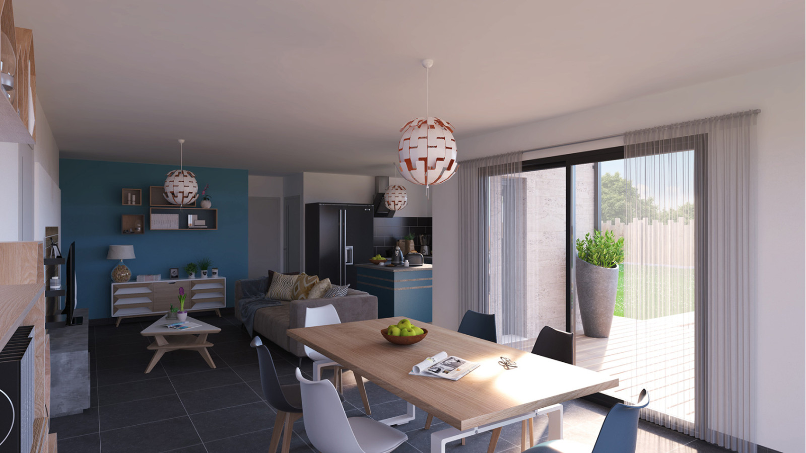 Maison neuve à Le Loroux-Bottereau avec 3 chambres sur terrain de 472m2 / image 5