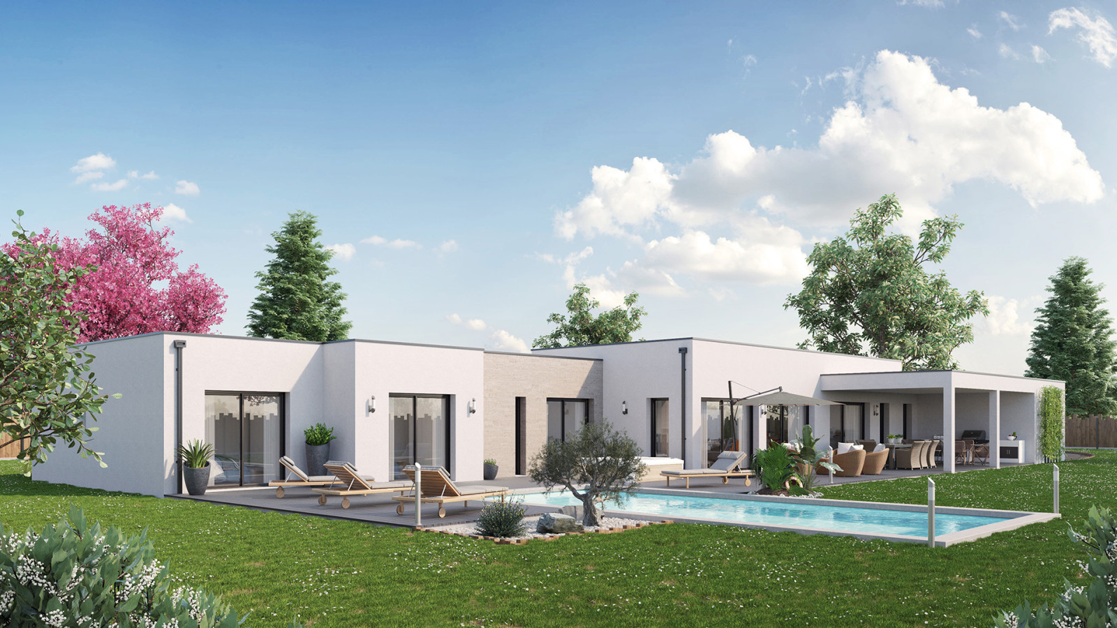Maison neuve à Treillières avec 5 chambres sur terrain de 390m2 / image 3