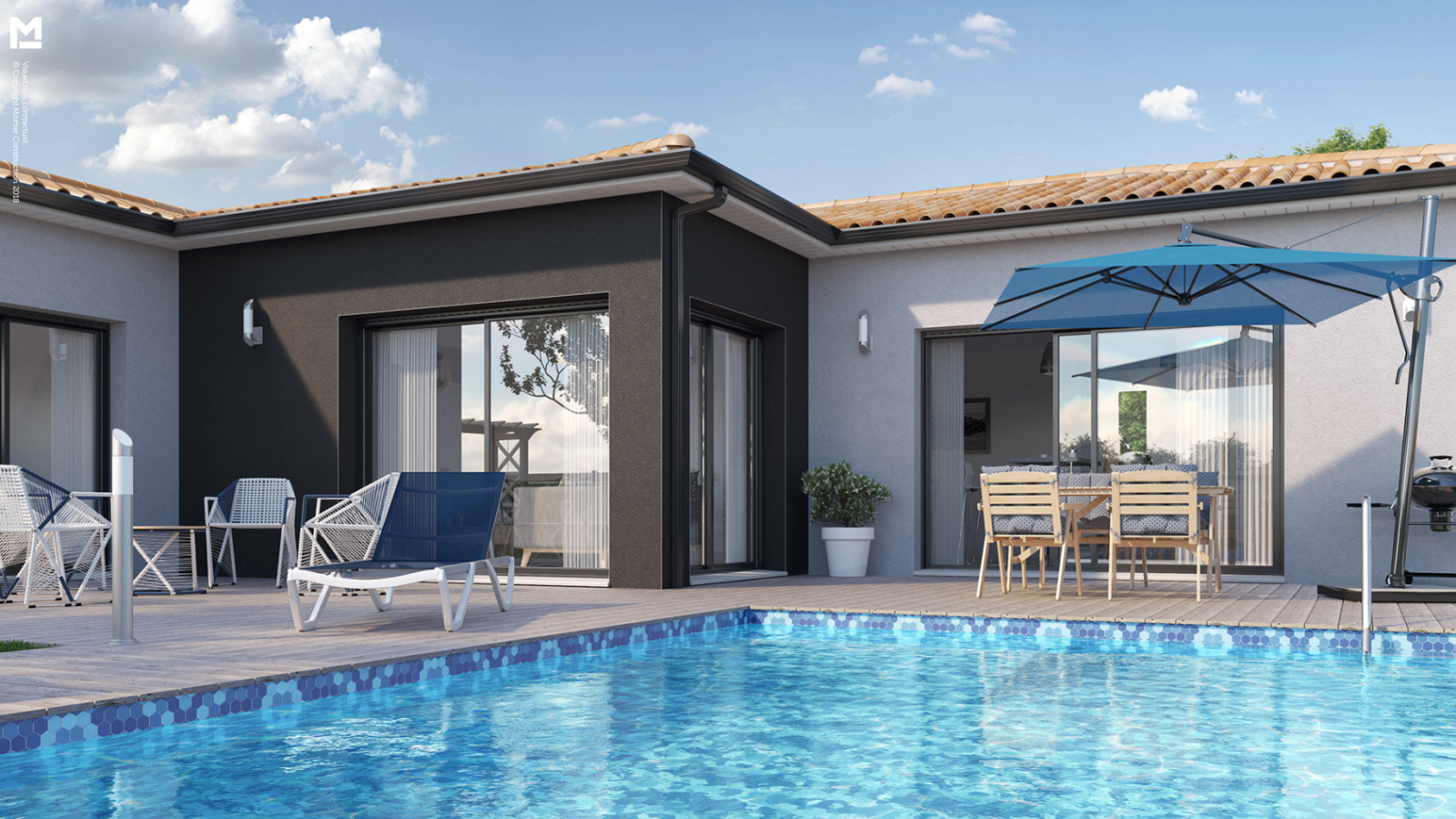 Maison neuve à Vertou avec 3 chambres sur terrain de 419m2 / image 5