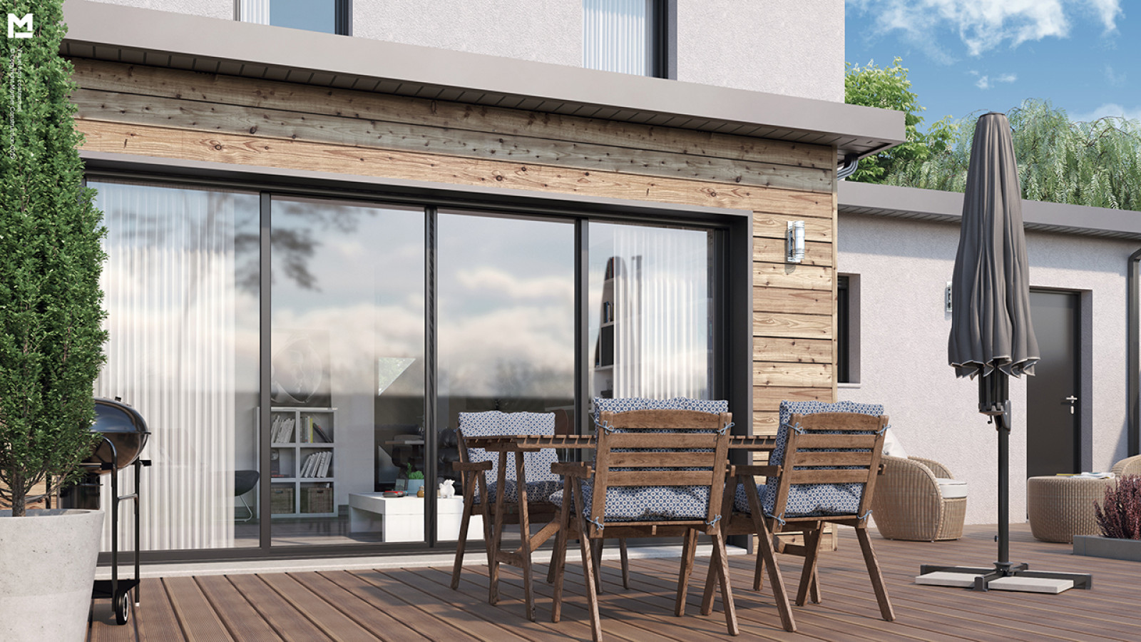 Maison neuve à Sucé-sur-Erdre avec 4 chambres sur terrain de 420m2 / image 4