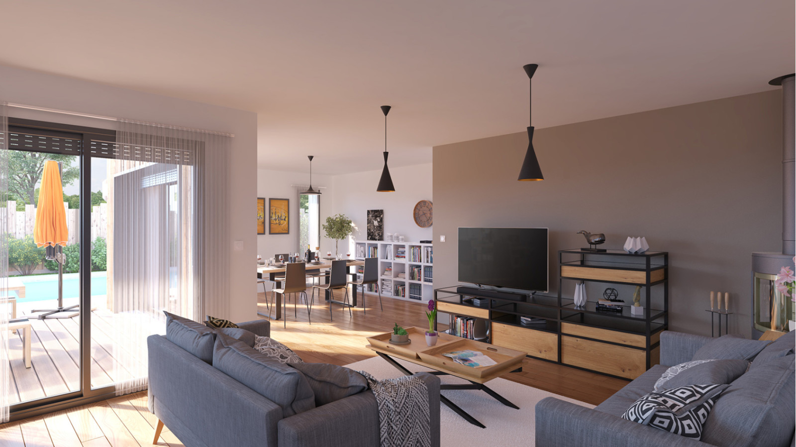 Maison neuve à Sucé-sur-Erdre avec 4 chambres sur terrain de 420m2 / image 4