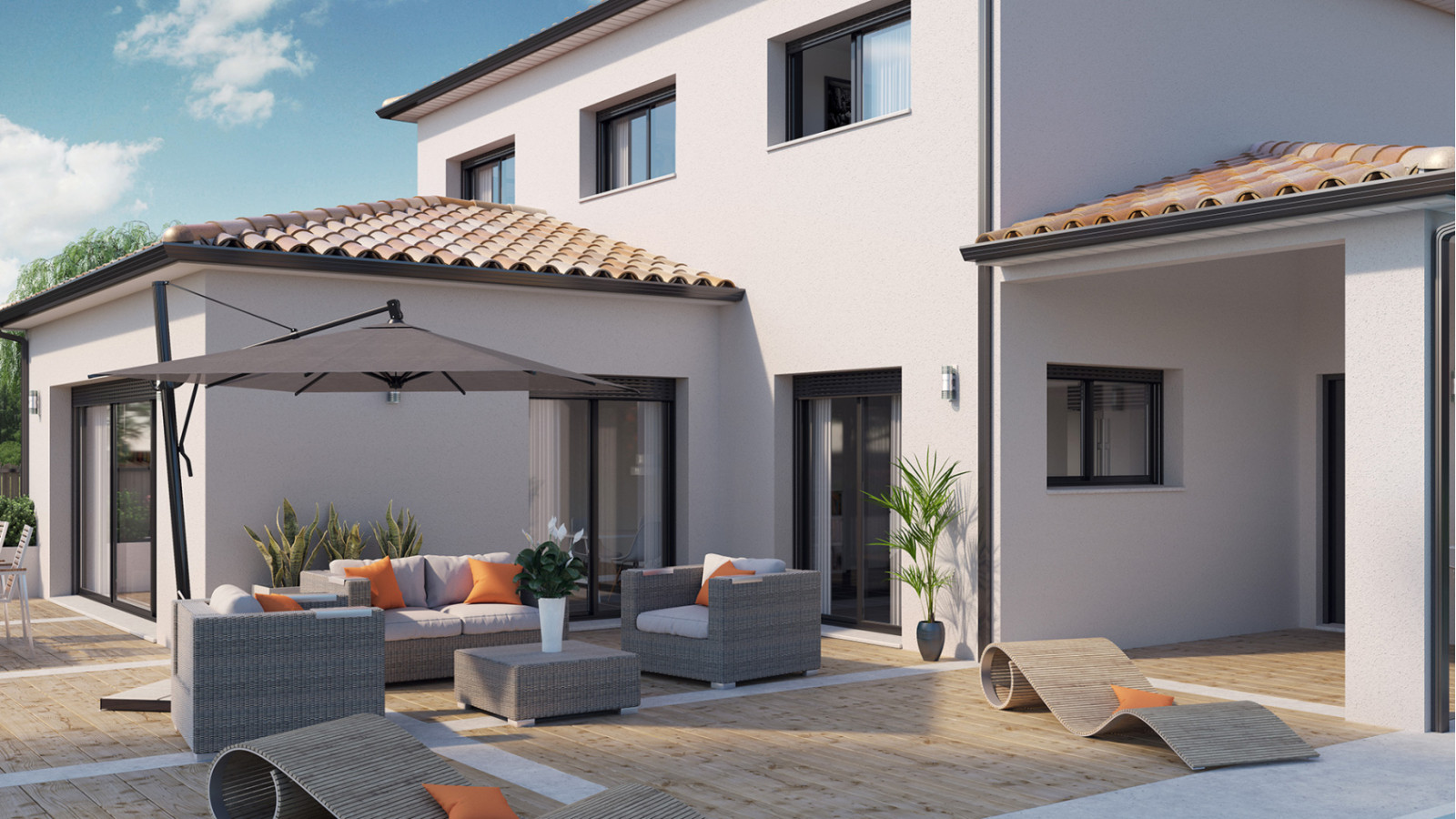 Maison neuve à Le Loroux-Bottereau avec 5 chambres sur terrain de 472m2 / image 3