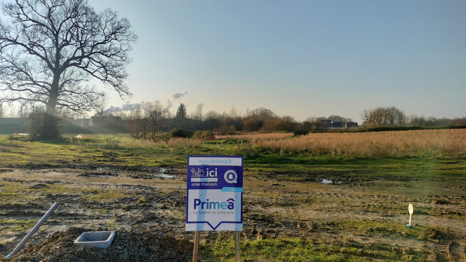 Terrain constructible de 380m2 à Essé