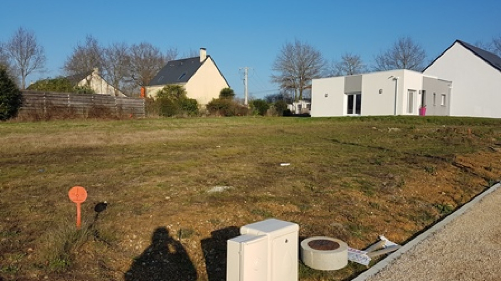Terrain constructible de 465m2 à Joué-sur-Erdre