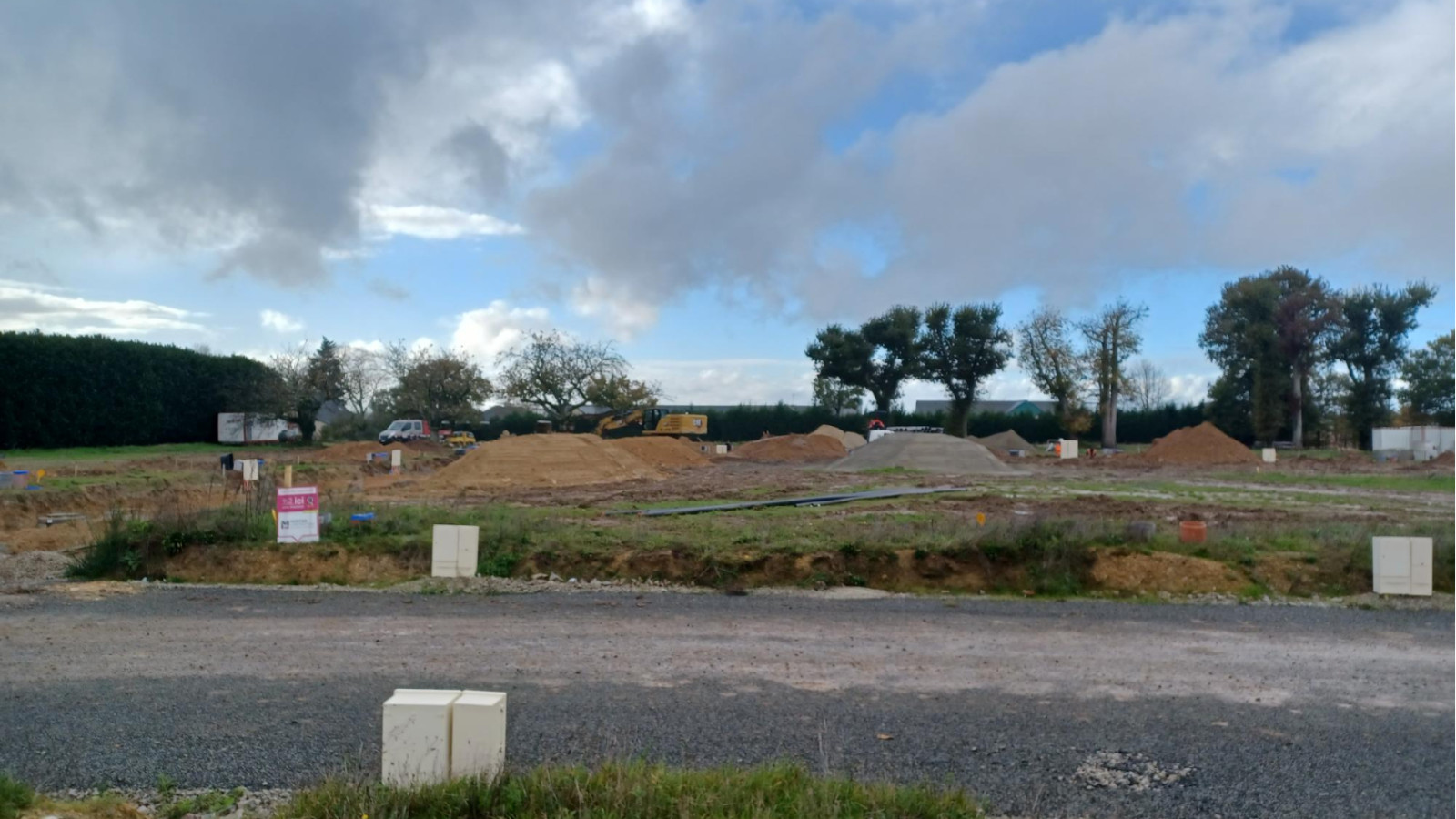 Terrain constructible de 264m2 à Québriac