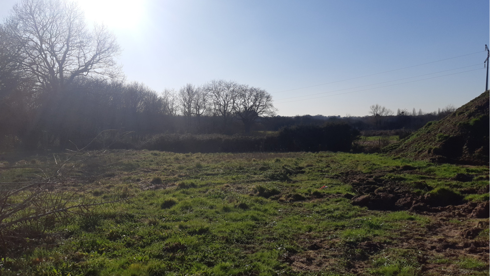 Terrain constructible de 1300m2 à Pontchâteau