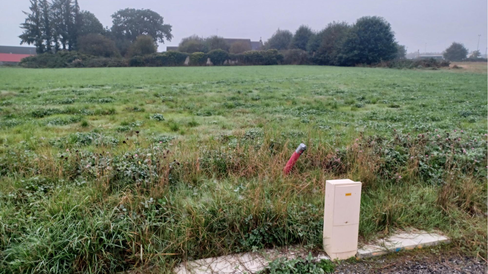 Terrain constructible de 475m2 à Merdrignac