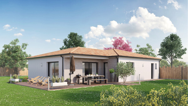 Maison neuve à Le Bignon avec 3 chambres sur terrain de 532m2 - image 1