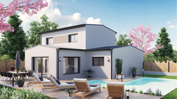 Maison neuve à Missillac avec 4 chambres sur terrain de 1500m2 - image 1