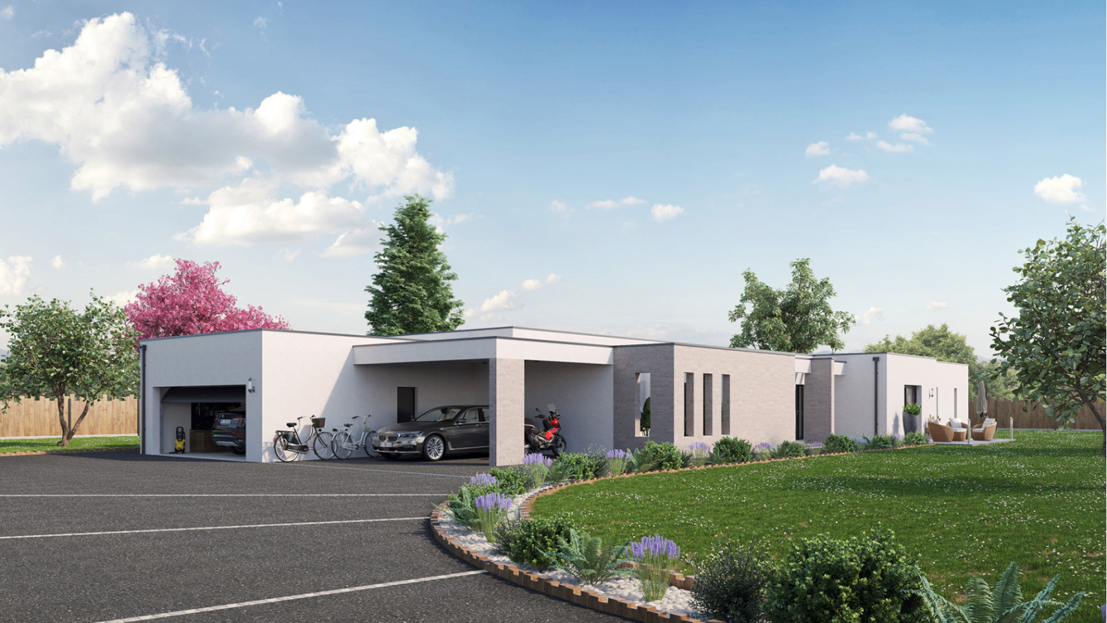 Maison neuve à Treillières avec 5 chambres sur terrain de 390m2 / image 2