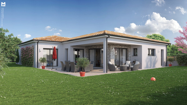 Maison neuve à La Chevrolière avec 3 chambres sur terrain de 469m2 - image 1