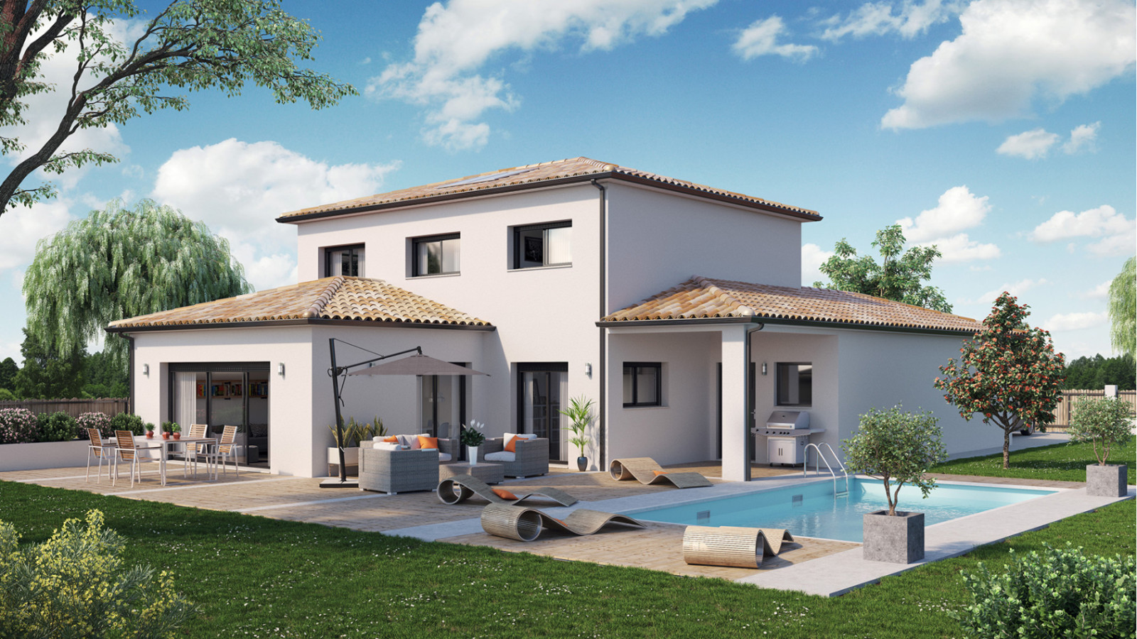 Maison neuve à Le Bignon avec 5 chambres sur terrain de 498m2 / image 2