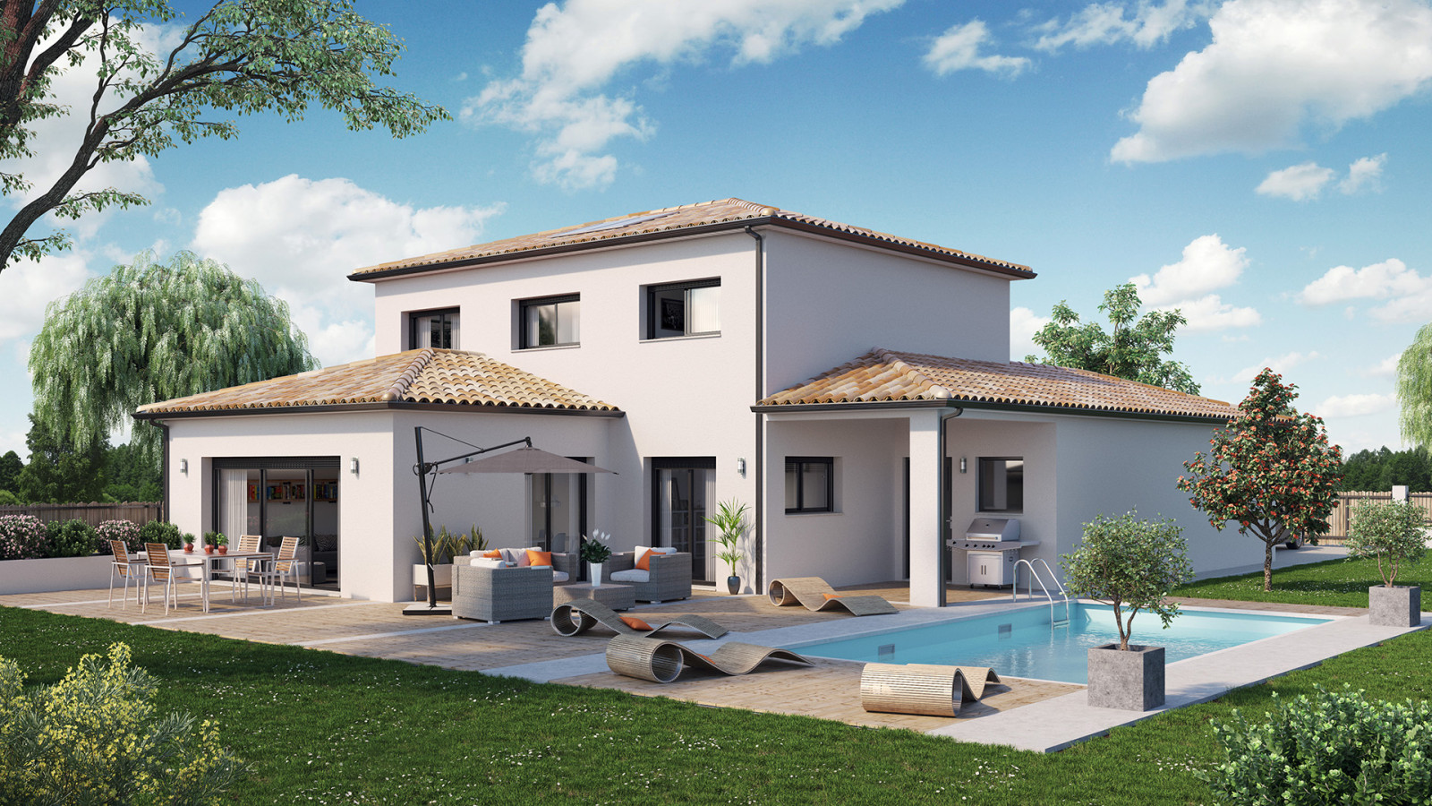 Maison neuve à Vertou avec 5 chambres sur terrain de 540m2 / image 2