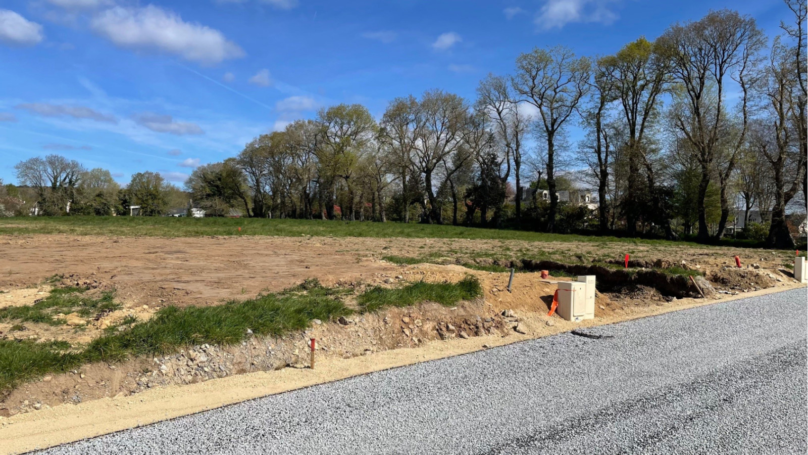 Terrain constructible de 316m2 à Plouay