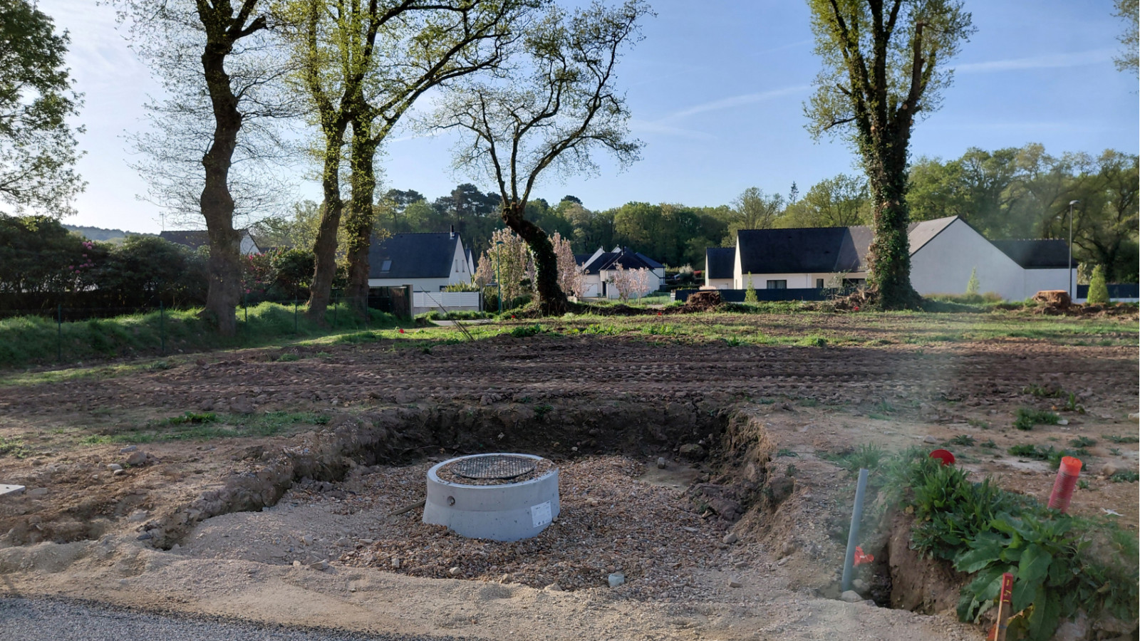 Terrain constructible de 256m2 à Plouay