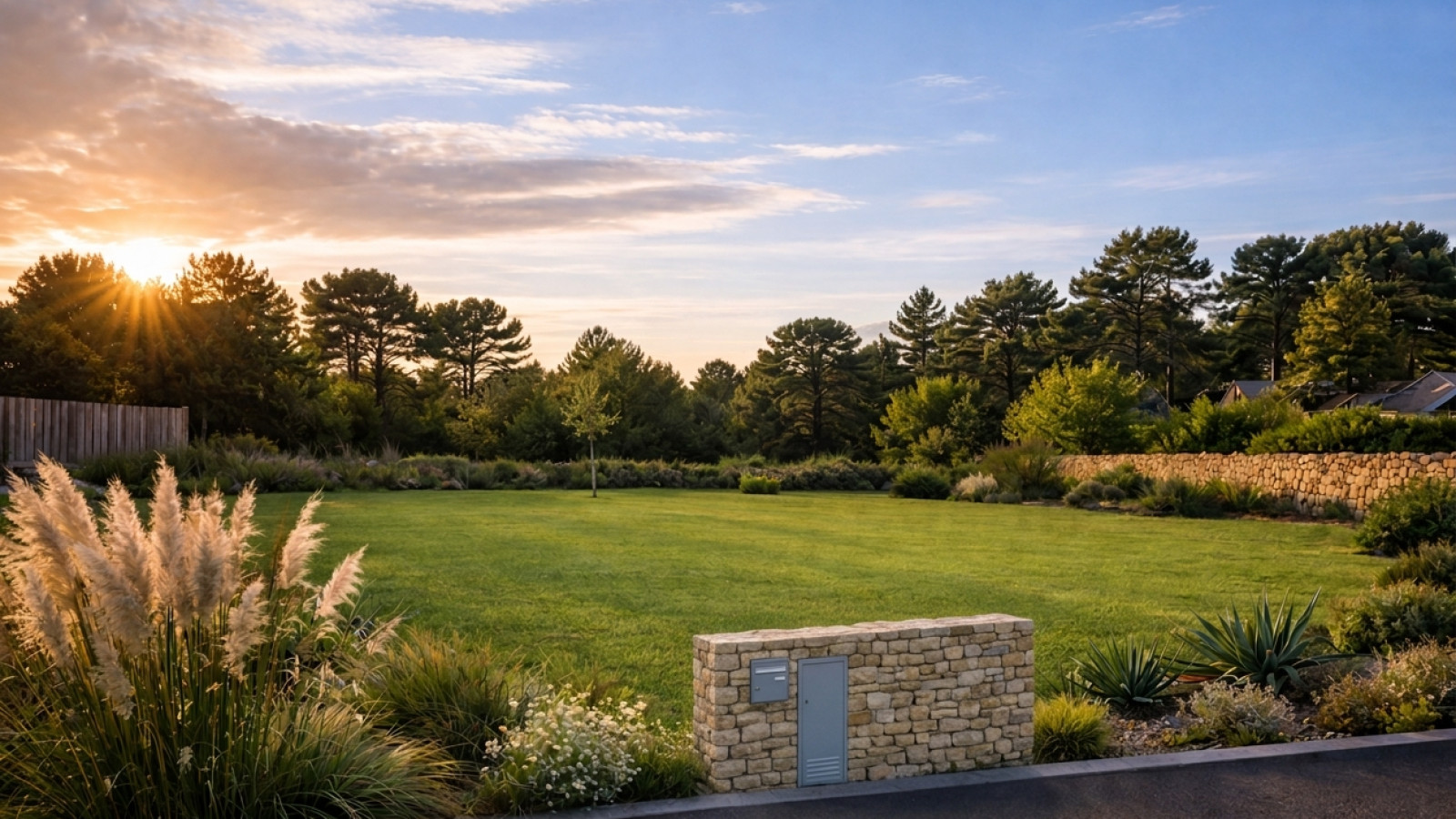 Terrain constructible de 450m2 à Ploemeur