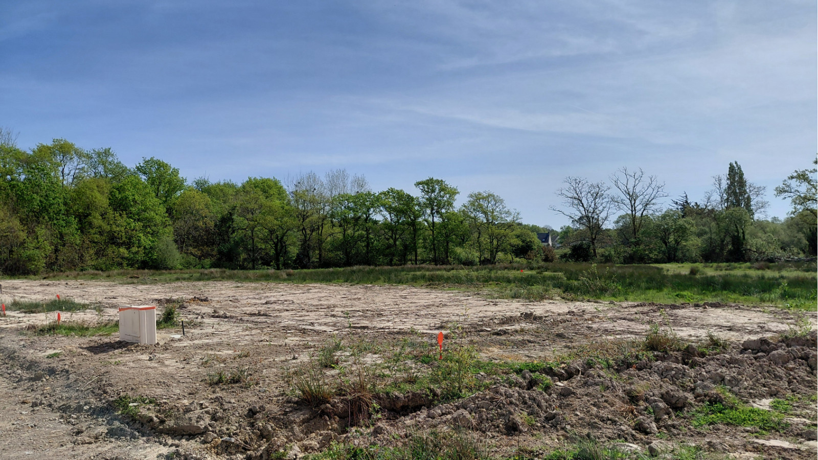 Terrain constructible de 301m2 à Riantec