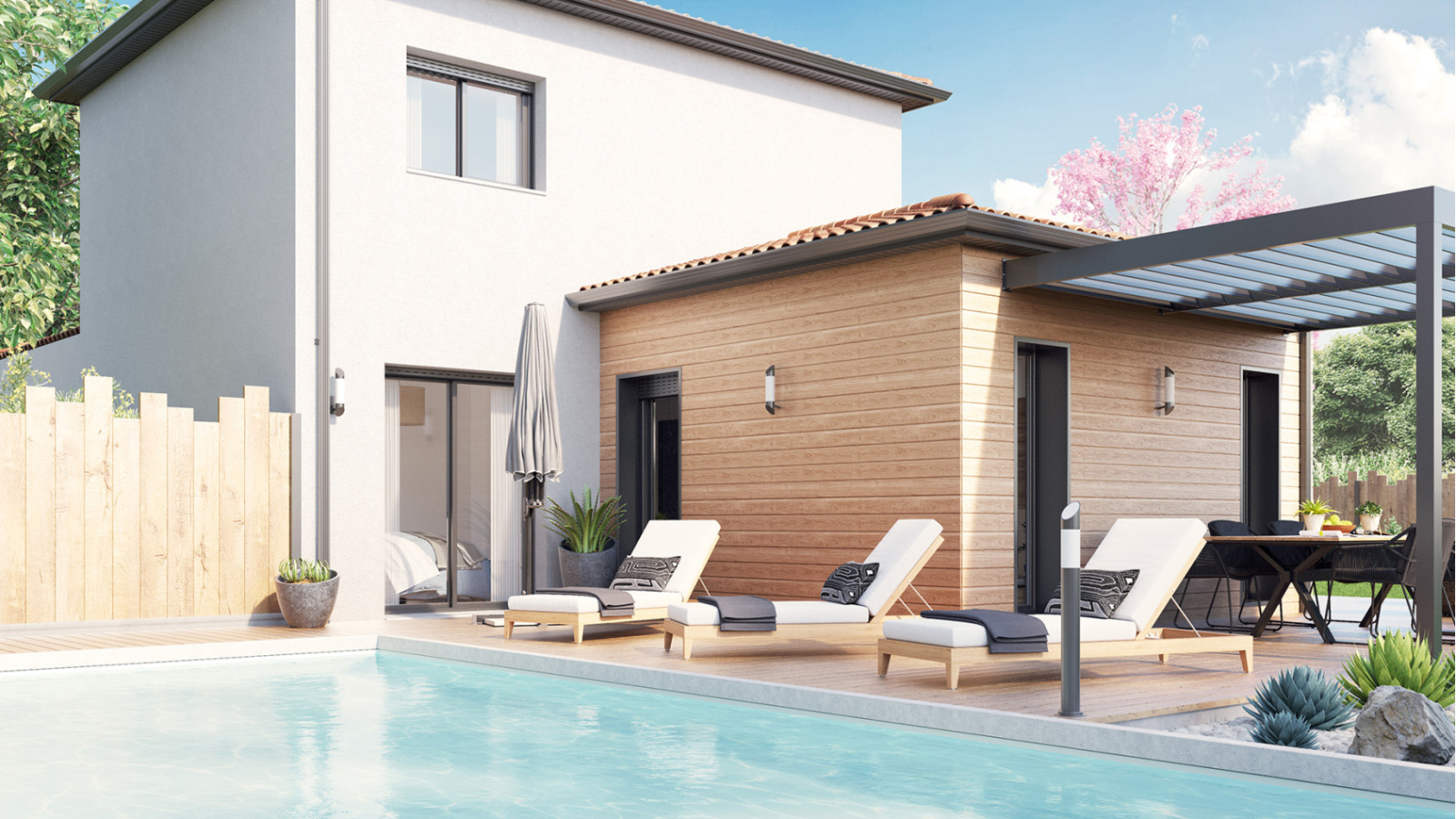 Maison neuve à Le Loroux-Bottereau avec 3 chambres sur terrain de 472m2 / image 5