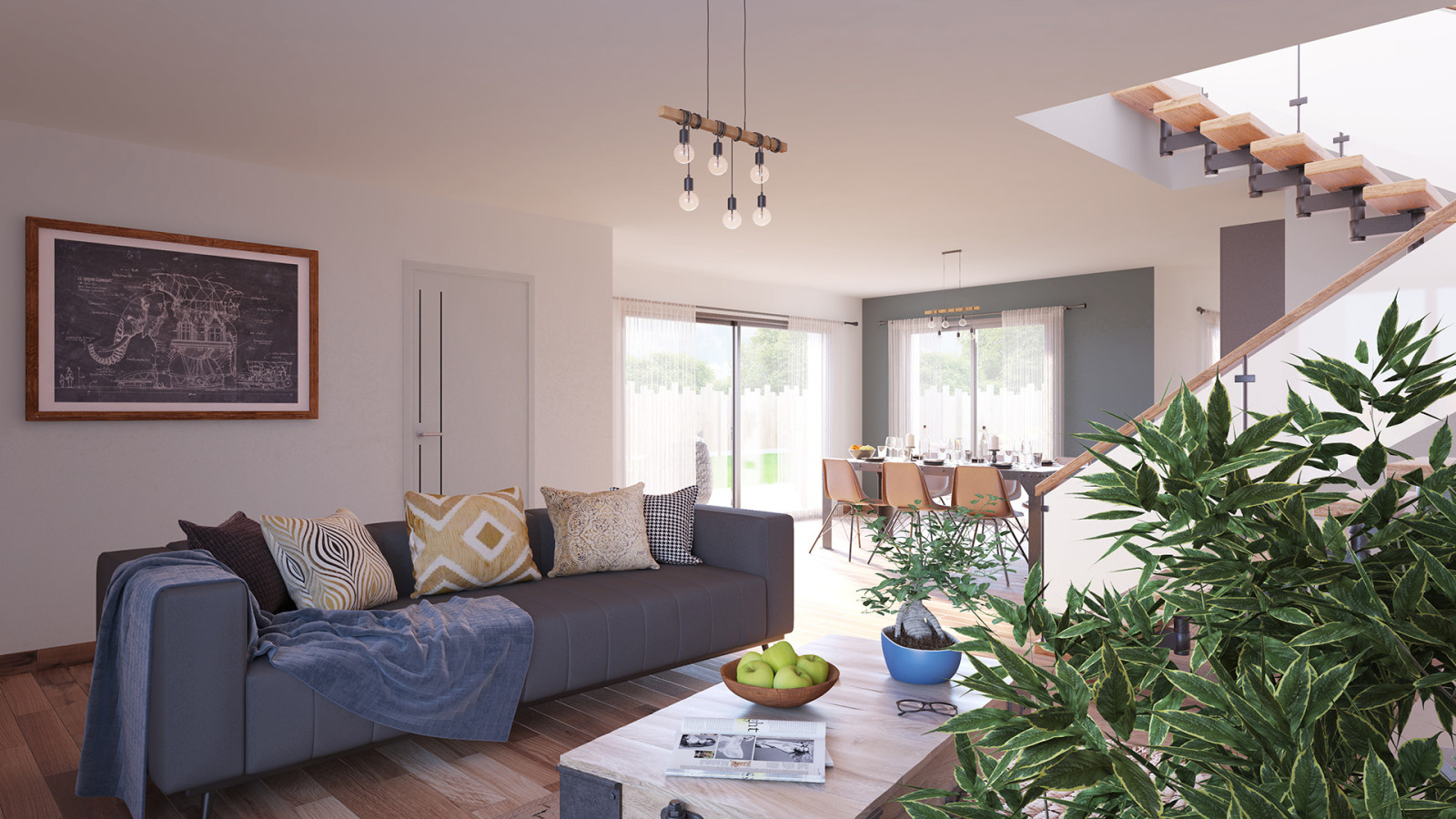 Maison neuve à Saint-Pierre-Quiberon avec 4 chambres sur terrain de 562m2 / image 6