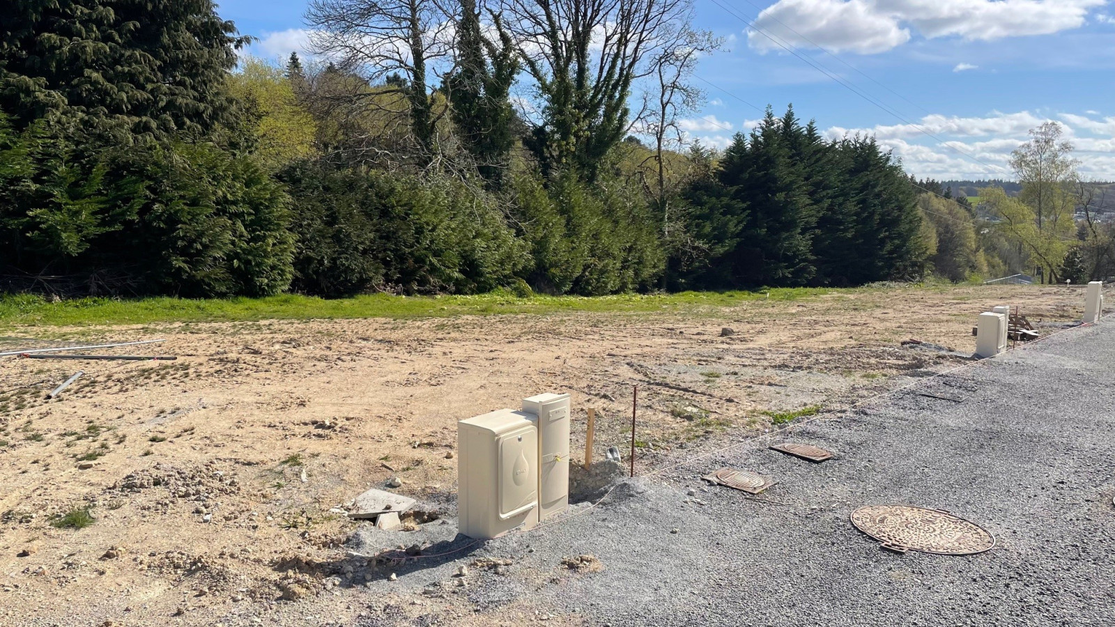 Terrain constructible de 287m2 à Inzinzac-Lochrist