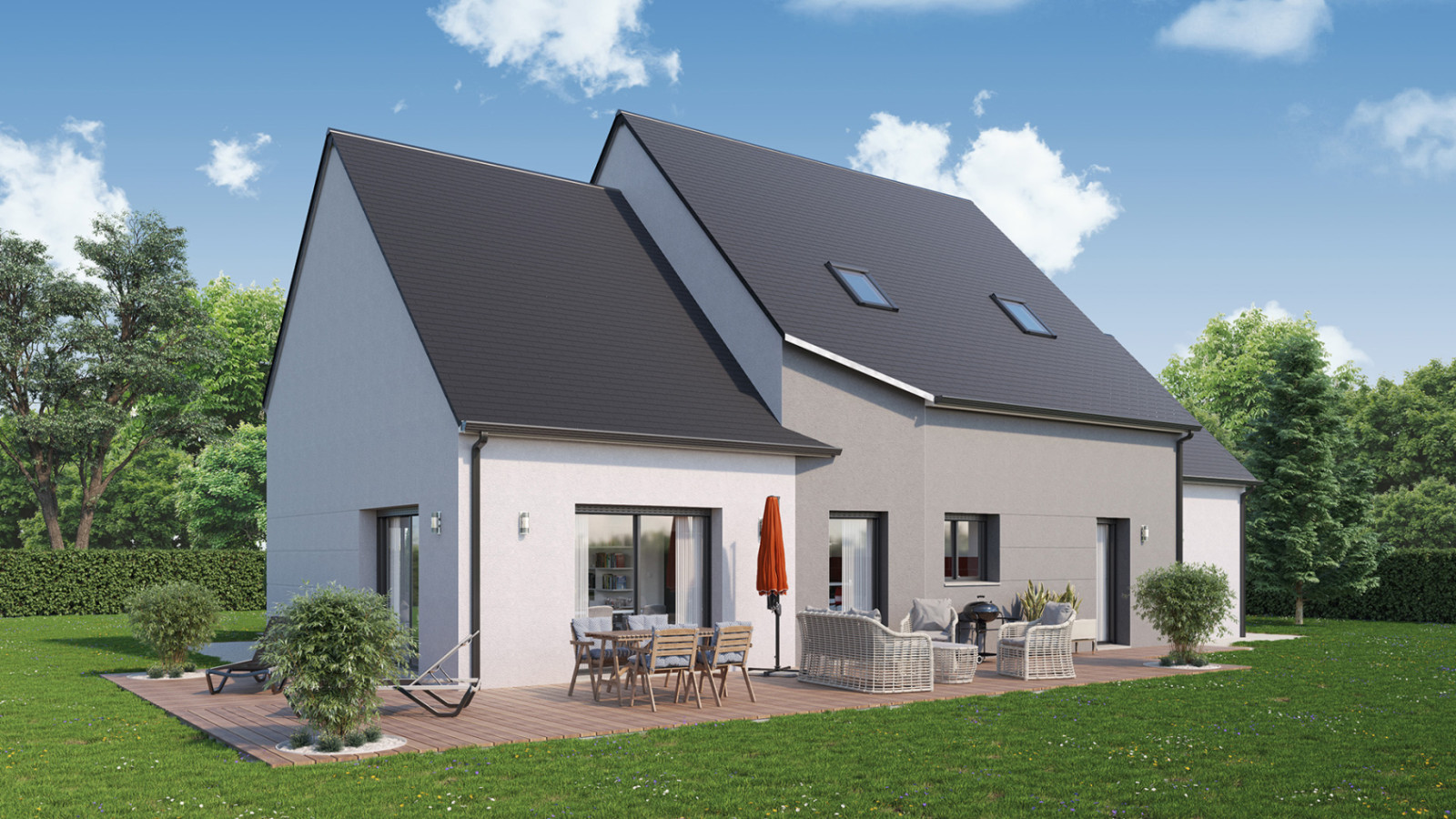 Maison neuve à Saint-Herblain avec 4 chambres sur terrain de 386m2 / image 3