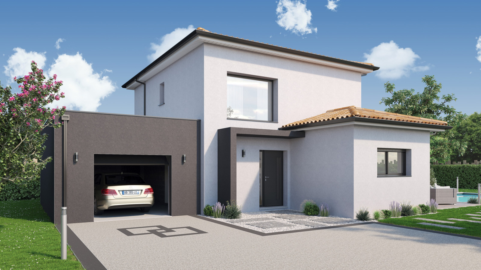 Maison neuve à La Bernerie-en-Retz avec 4 chambres sur terrain de 1035m2 / image 3