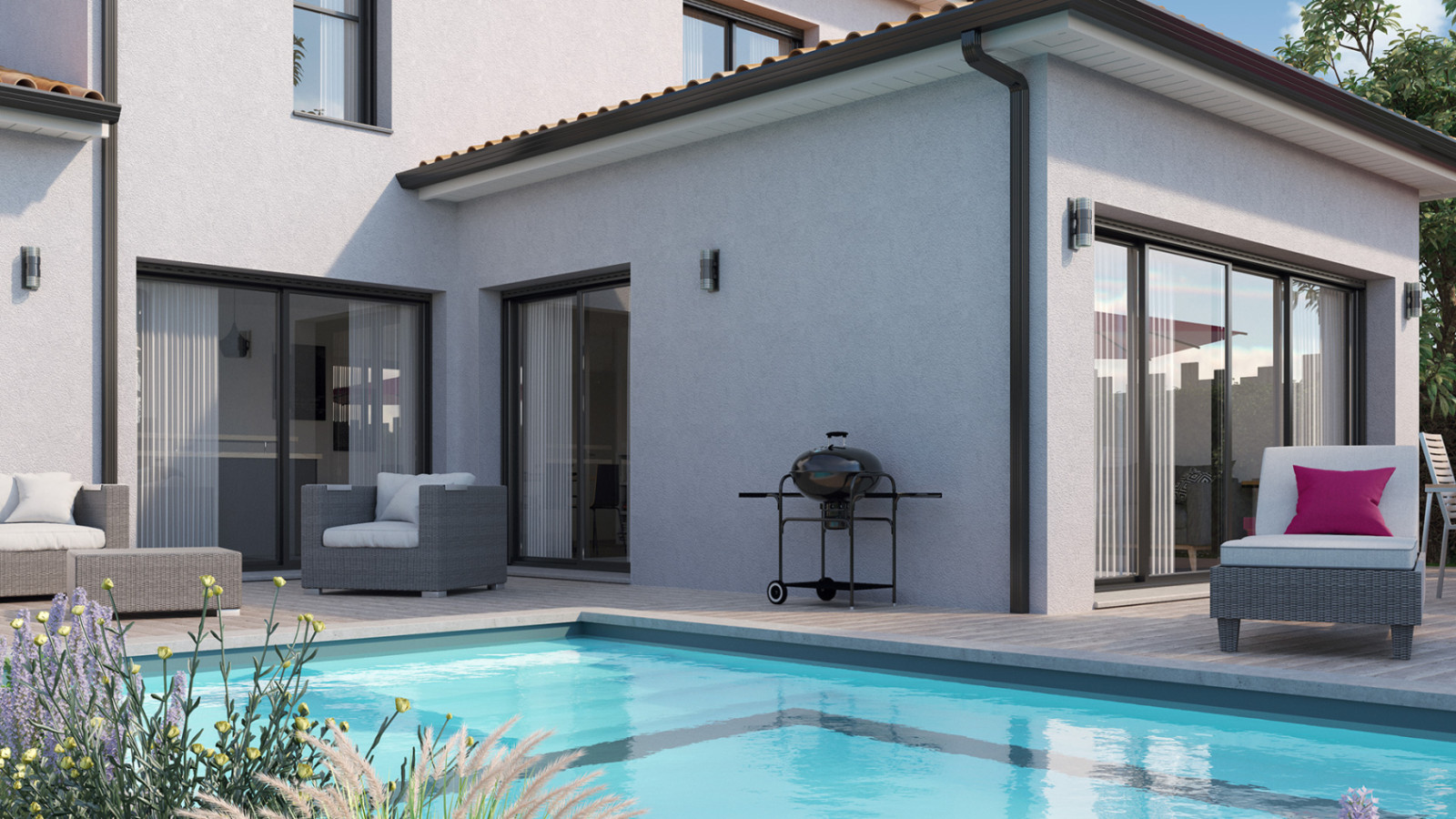 Maison neuve à La Bernerie-en-Retz avec 4 chambres sur terrain de 1035m2 / image 5