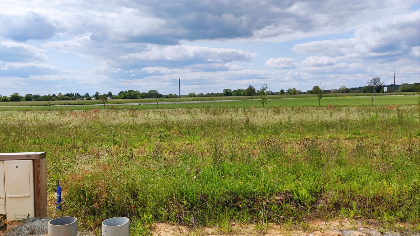 Terrain constructible de 525m2 à Ligné
