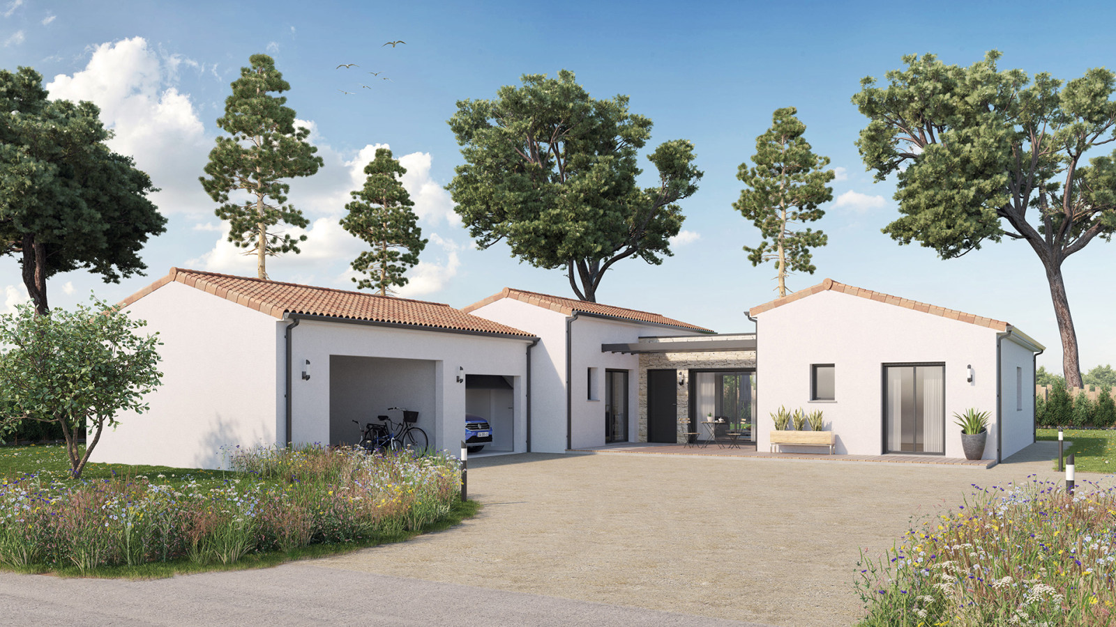 Maison neuve à La Chevrolière avec 3 chambres sur terrain de 420m2 / image 2