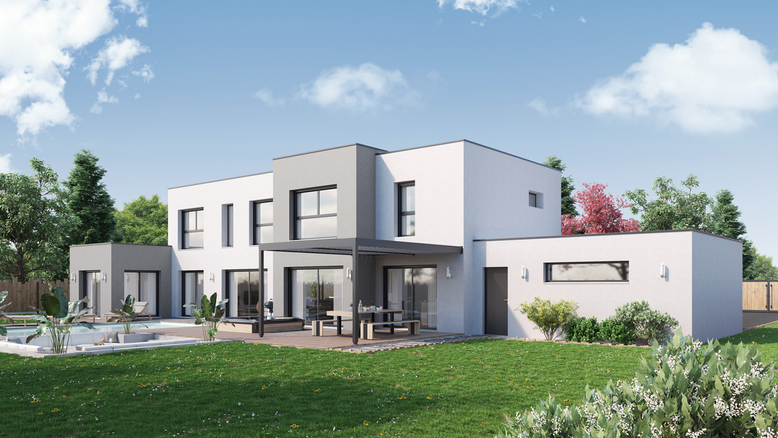 Maison neuve à Locoal-Mendon avec 4 chambres sur terrain de 664m2 / image 2