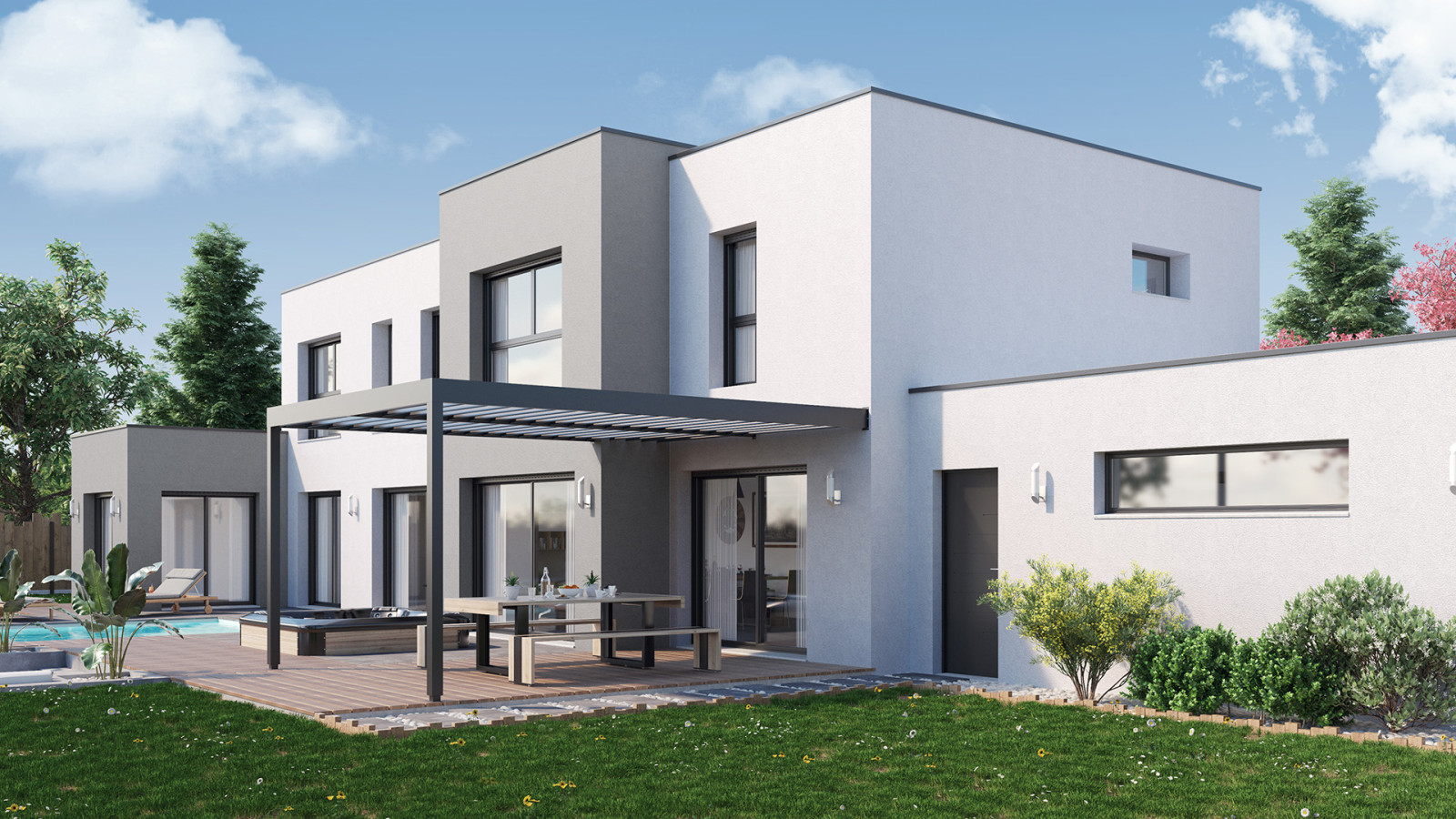 Maison neuve à Locoal-Mendon avec 4 chambres sur terrain de 664m2 / image 5