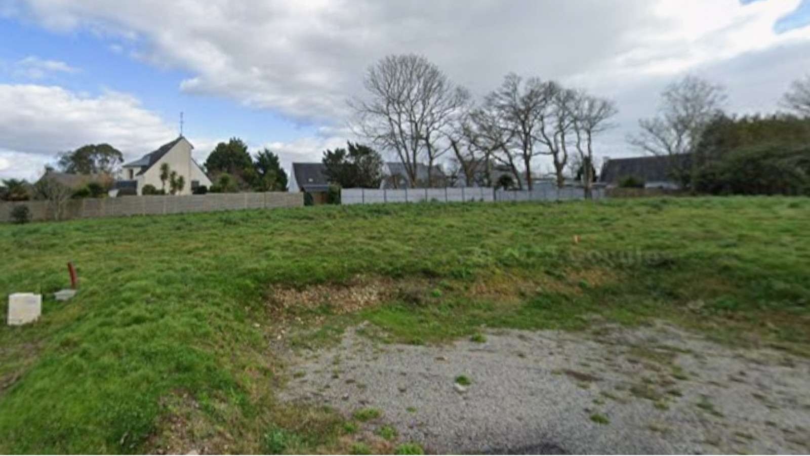 Terrain constructible de 583m2 à Ploemeur