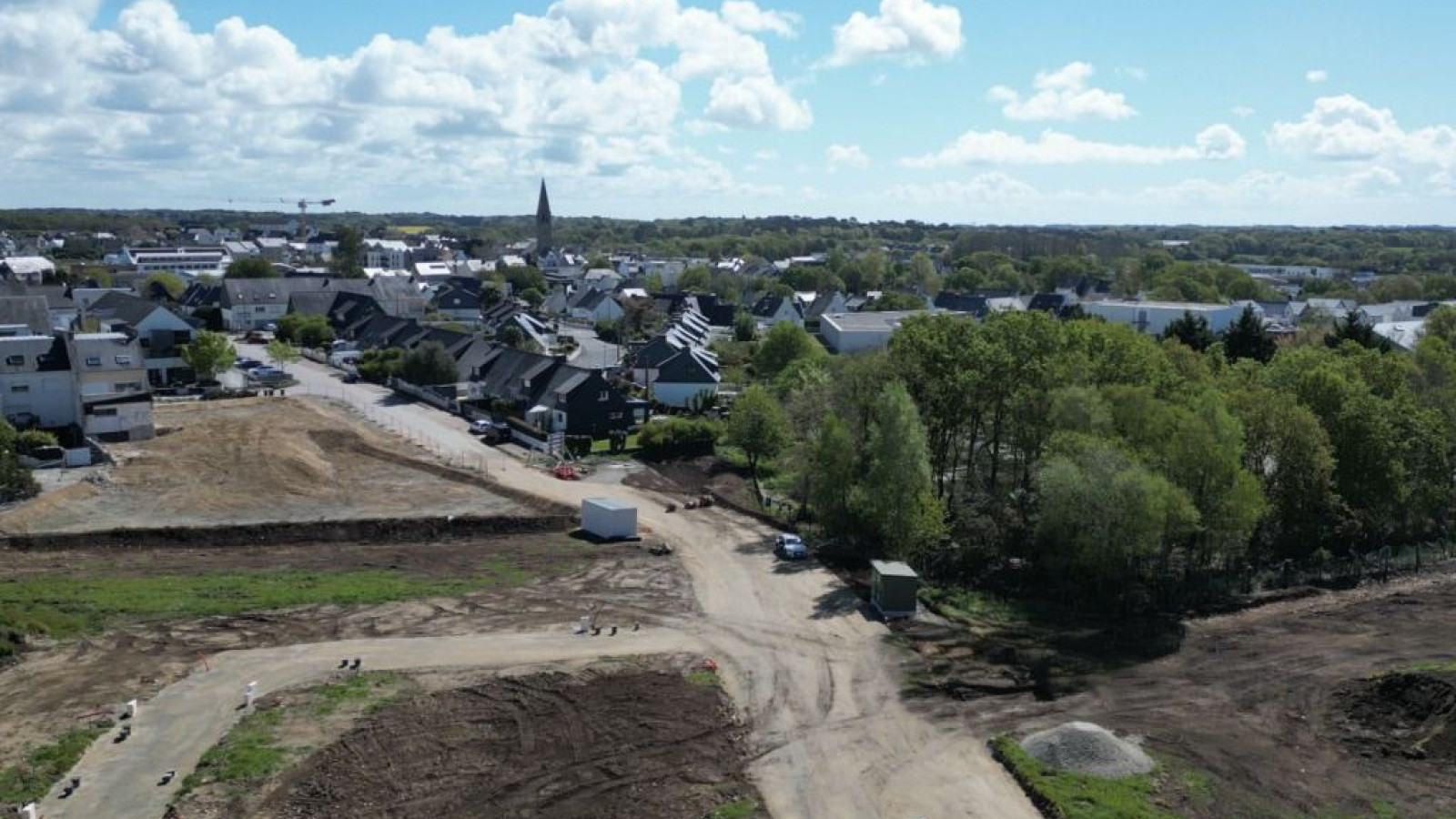 Terrain constructible de 356m2 à Guidel