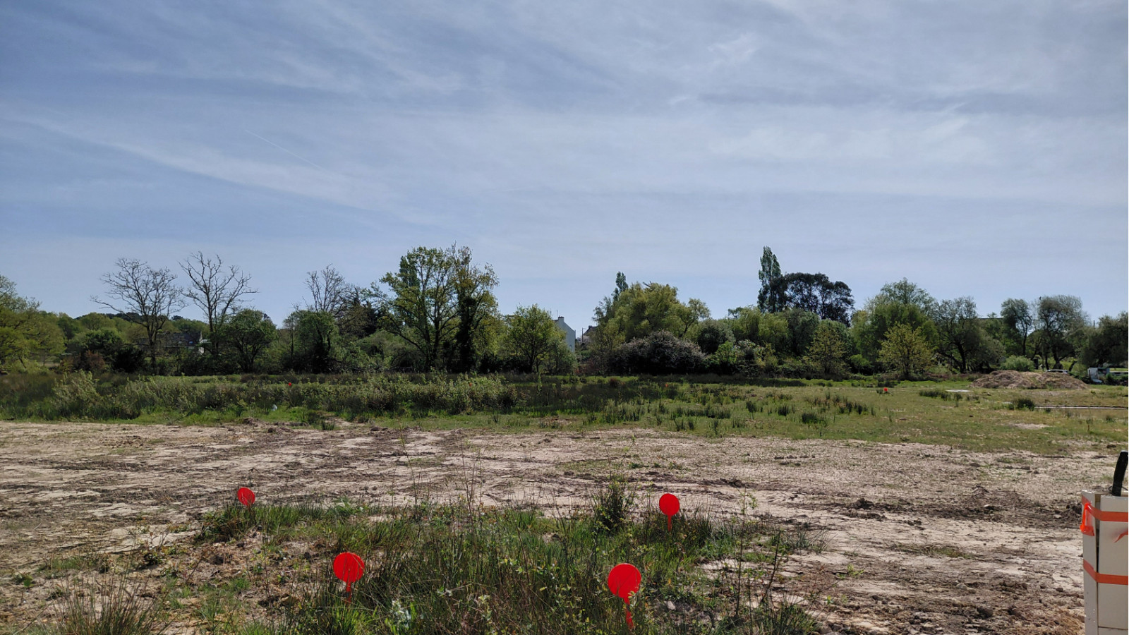Terrain constructible de 395m2 à Riantec