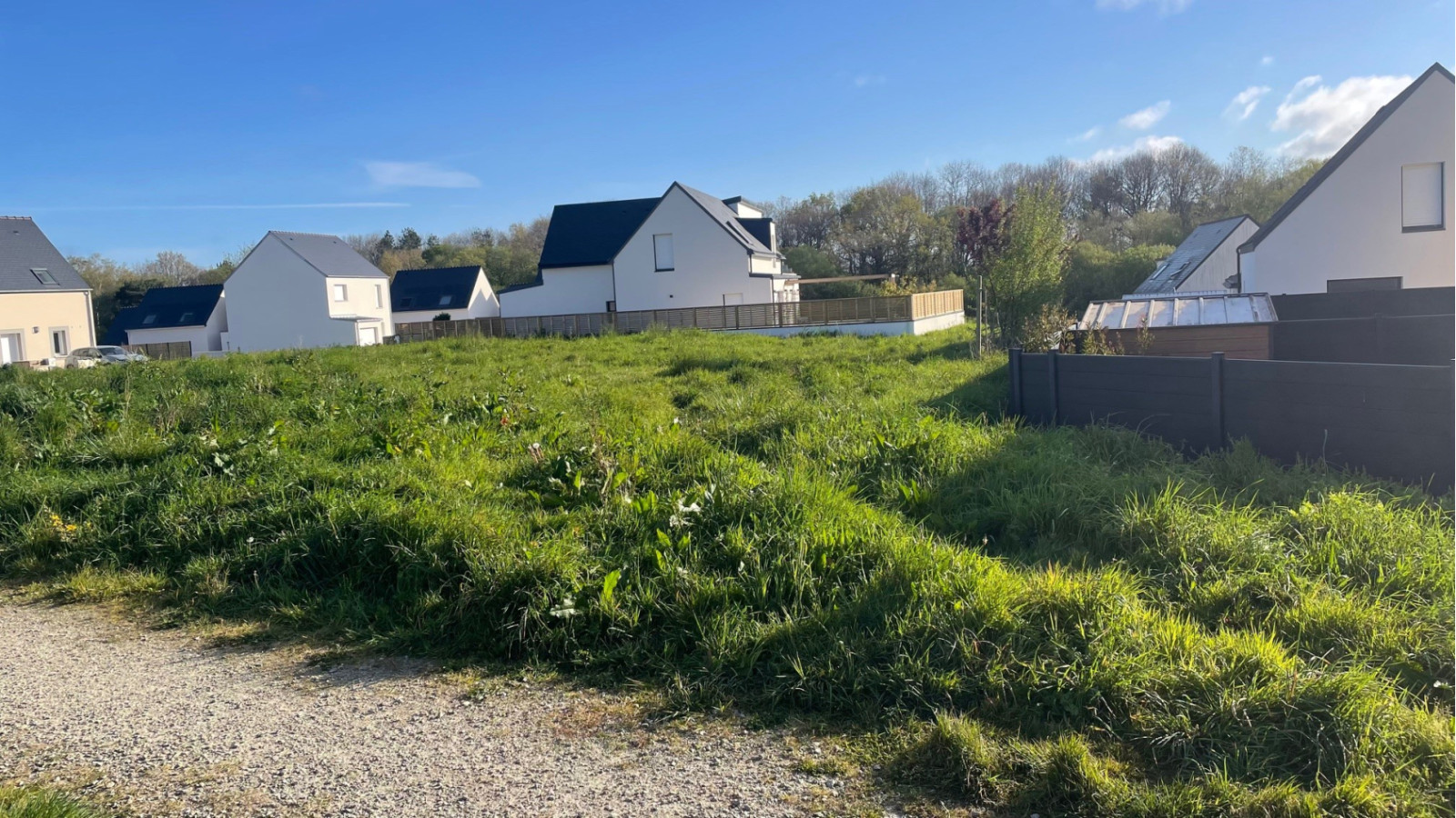 Terrain constructible de 282m2 à Kervignac