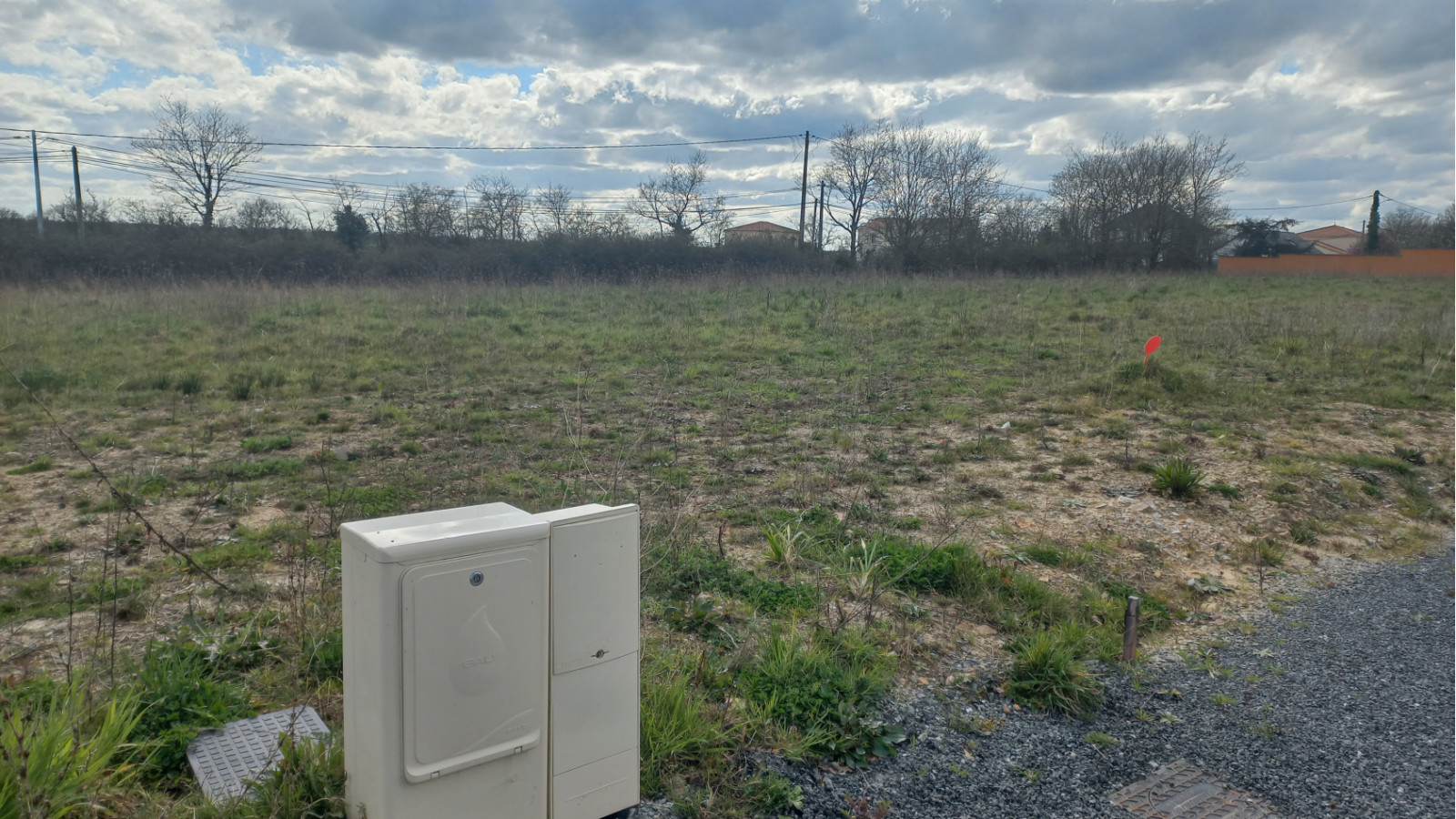 Terrain constructible de 623m2 à Joué-sur-Erdre