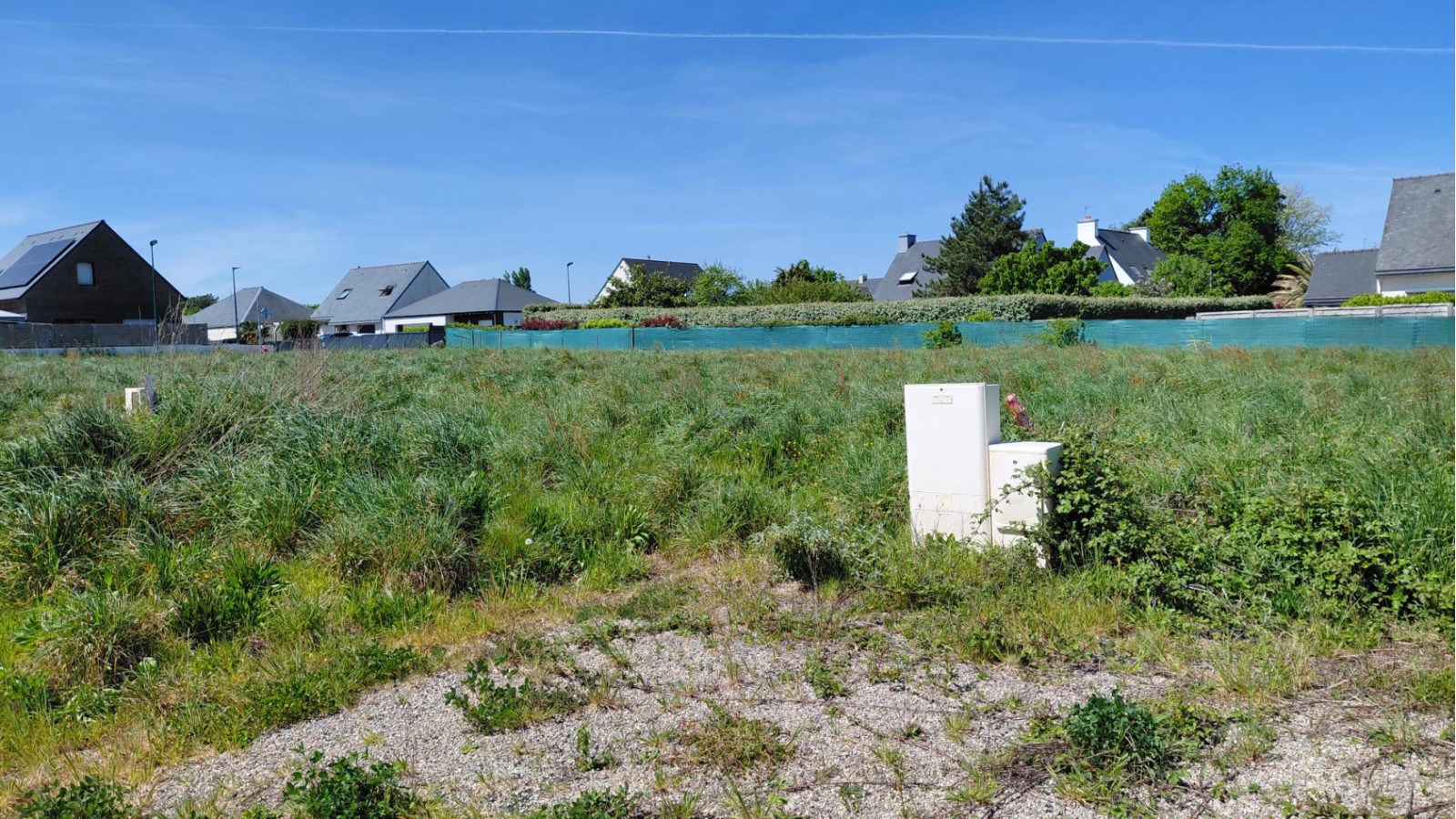 Terrain constructible de 373m2 à Sainte-Hélène