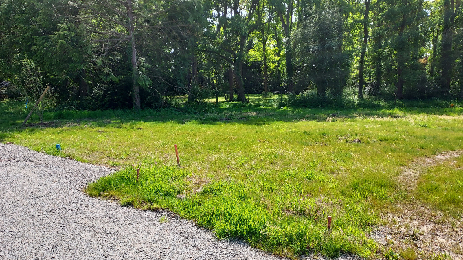 Terrain constructible de 530m2 à Nozay